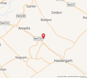 Map of Bhilwal, Uttar Pradesh