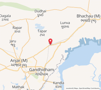Map of Bhimasar, Gujarat