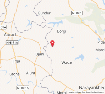 Map of Bhimra, Andhra Pradesh