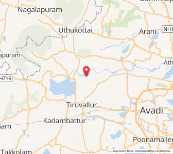 Map of Bhimunitope, Tamil Nadu