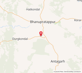 Map of Bhiragaon, Chhattisgarh