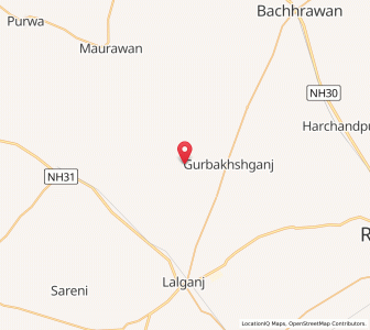 Map of Bhitargaon, Uttar Pradesh