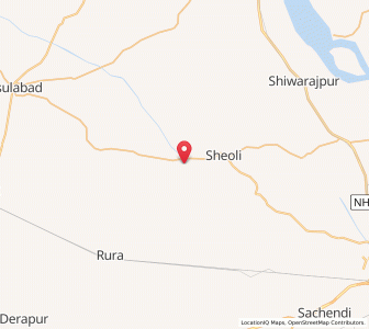 Map of Bhiwan, Uttar Pradesh