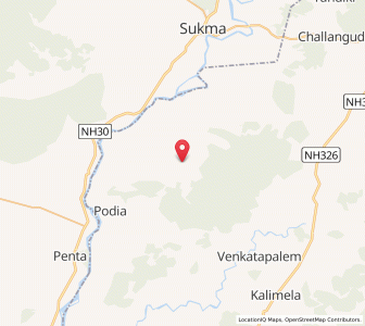 Map of Bhogamguda, Chhattisgarh