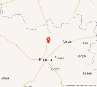 Map of Bhojasar, Rajasthan