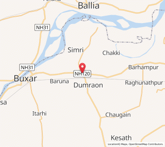 Map of Bhojpur Kadim, Bihar