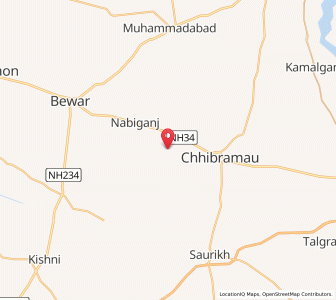 Map of Bhojpur Nigoh, Uttar Pradesh