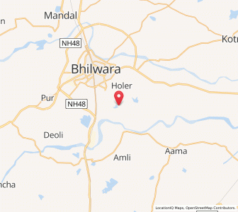 Map of Bholi, Rajasthan