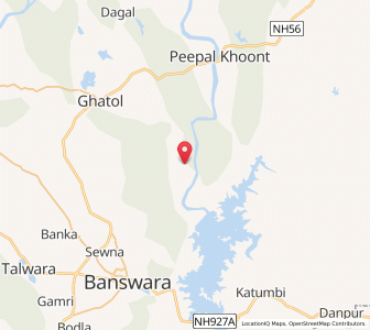 Map of Bhongra, Rajasthan