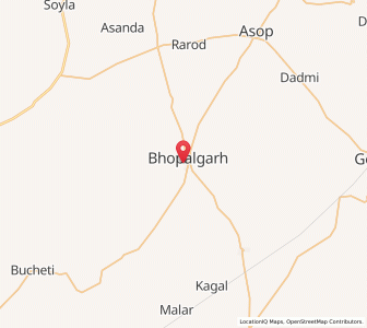 Map of Bhopalgarh, Rajasthan