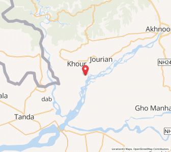 Map of Bhopur, Kashmir