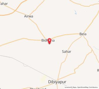 Map of Bhourajpur, Uttar Pradesh
