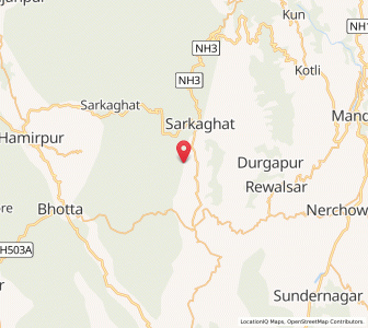 Map of Bhukhar, Himachal Pradesh