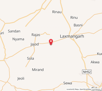 Map of Bhuma Bara, Rajasthan