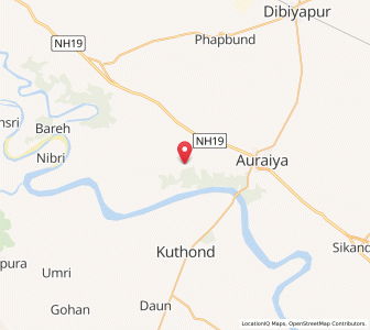 Map of Bhuniyan Purwa, Uttar Pradesh