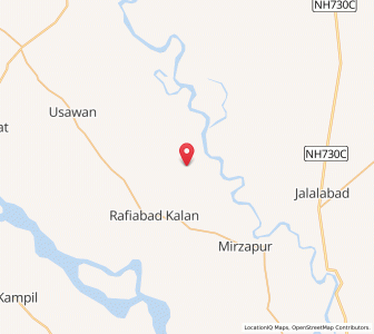 Map of Bhuria, Uttar Pradesh