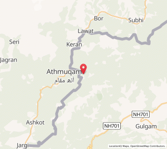 Map of Bhuripathra, Kashmir