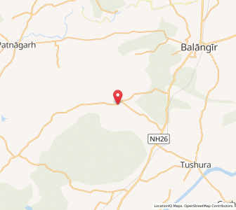 Map of Bhutyabahal, Odisha