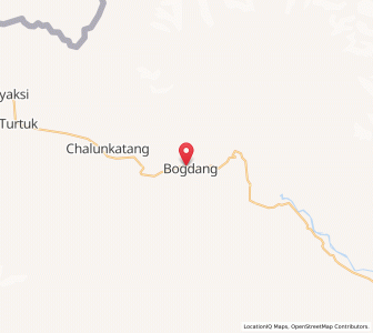Map of Biagdangdo, Kashmir