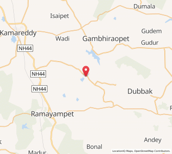 Map of Bibipet, Andhra Pradesh