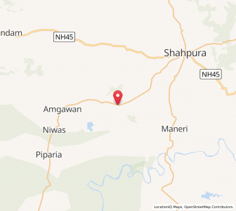 Map of Bichhia, Madhya Pradesh