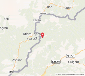 Map of Bichiwal, Kashmir
