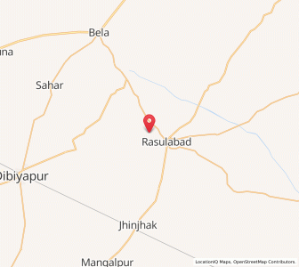 Map of Bicholiya, Uttar Pradesh