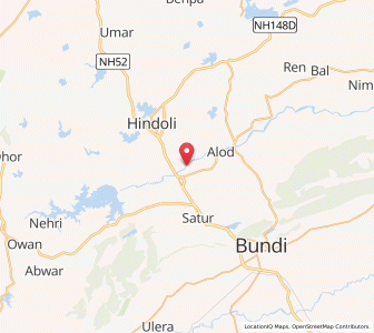 Map of Bichri, Rajasthan