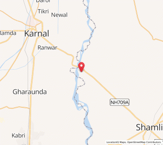 Map of Bidauli, Haryana