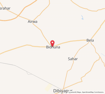 Map of Bidhuna, Uttar Pradesh