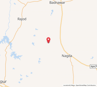 Map of Bidwal, Madhya Pradesh