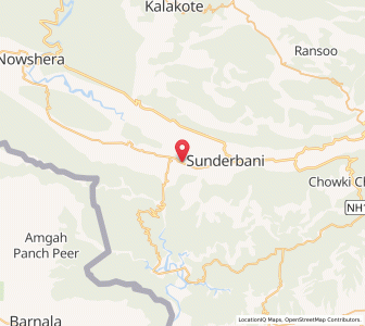 Map of Bihanigala, Kashmir