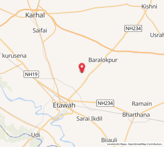 Map of Bihari ka Adda, Uttar Pradesh