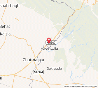 Map of Biharigarh, Uttar Pradesh