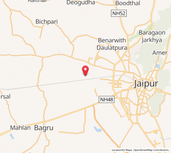 Map of Bijaipur ki Dhani, Rajasthan