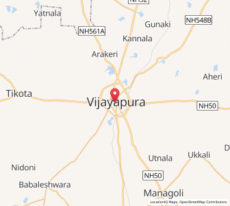 Map of Bijapur, West Bengal