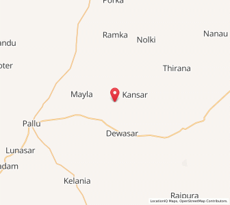 Map of Bijarniya ki Dhani, Rajasthan