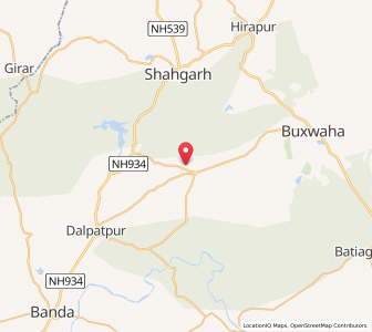 Map of Bijawali, Madhya Pradesh