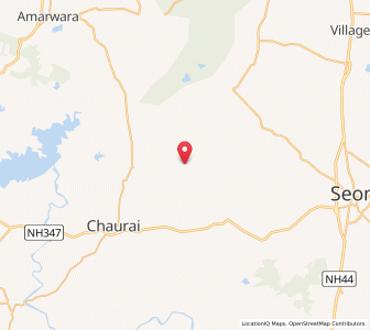 Map of Bijiwara, Madhya Pradesh