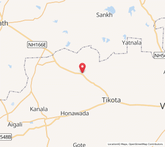 Map of Bijjargi, Karnataka