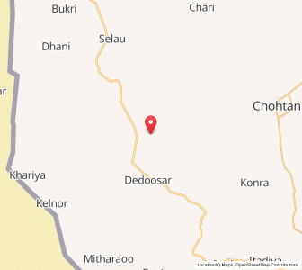 Map of Bijliar, Rajasthan