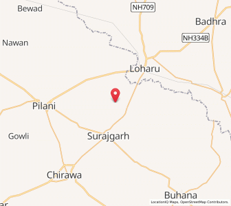 Map of Bijoli ka Bas, Rajasthan