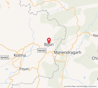 Map of Bijuri, Madhya Pradesh