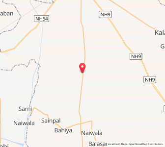 Map of Bijuwali, Haryana