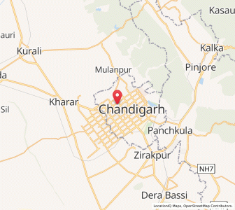 Map of Bijwari Bakhta, Chandigarh