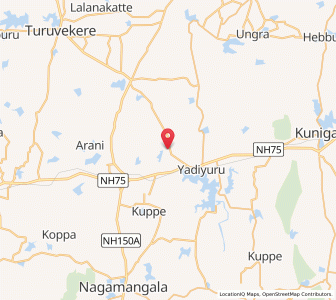 Map of Bilagunda, Karnataka
