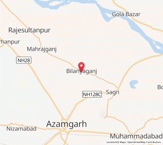 Map of Bilariaganj, Uttar Pradesh