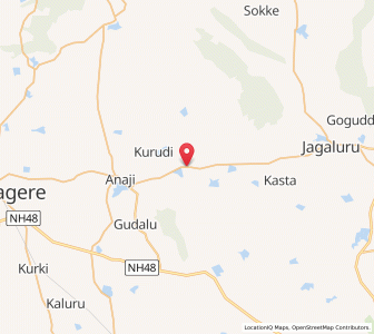 Map of Bilchodu, Karnataka