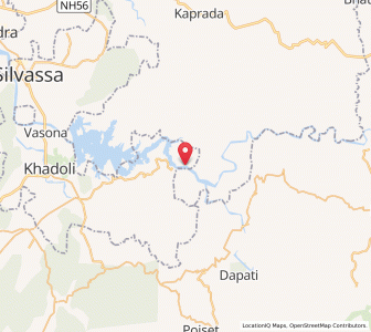 Map of Bildari, Dadra and Nagar Haveli