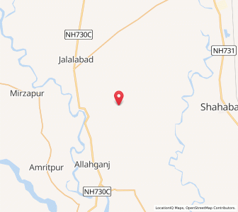 Map of Bilhaiyan, Uttar Pradesh